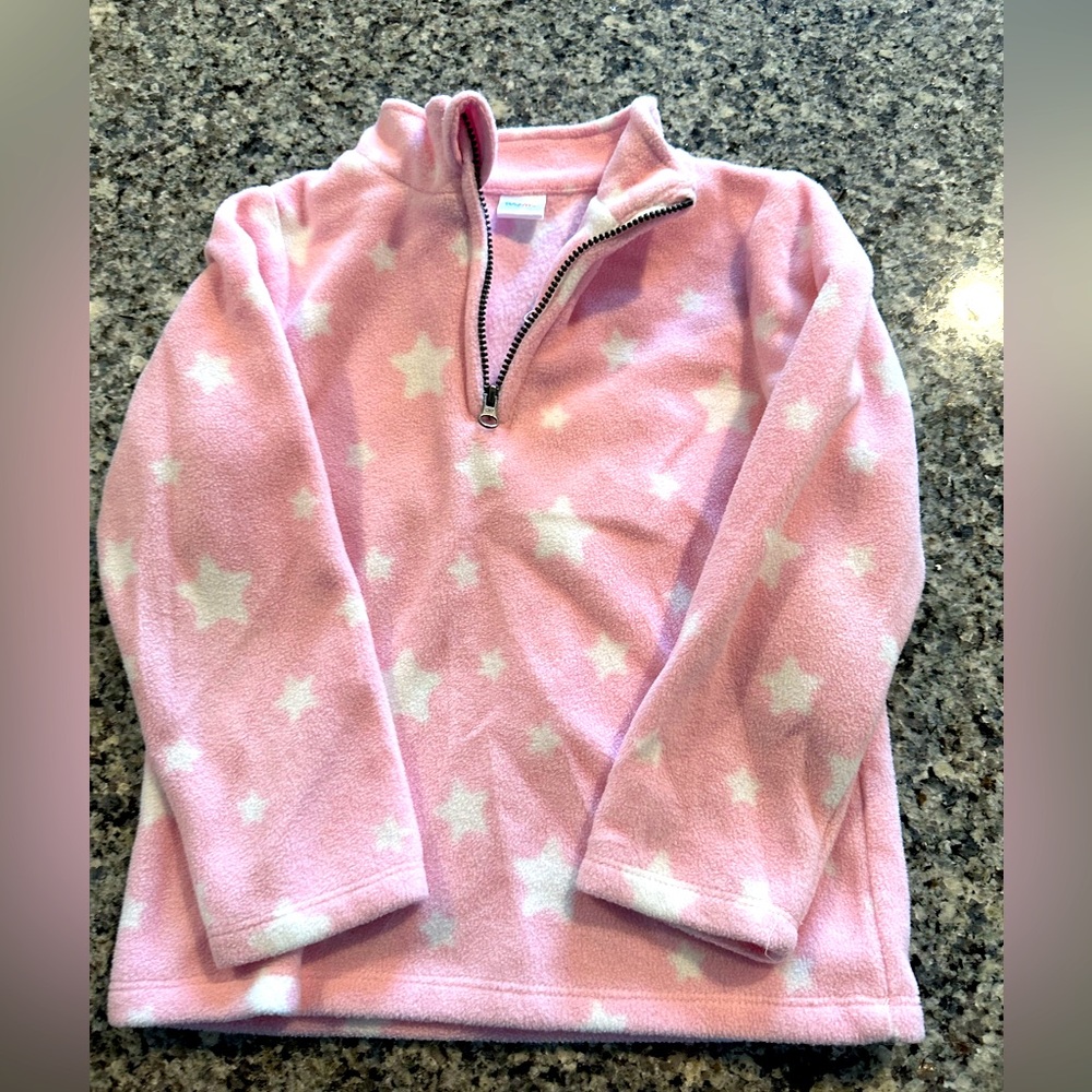 Peppy Mini Size 3T Pink Fleece with Stars. Zipper Neck. Great Condition